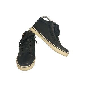 Elements by Nina big kids size 4 Hi-Top Black Side Zipper casual sneakers shoes